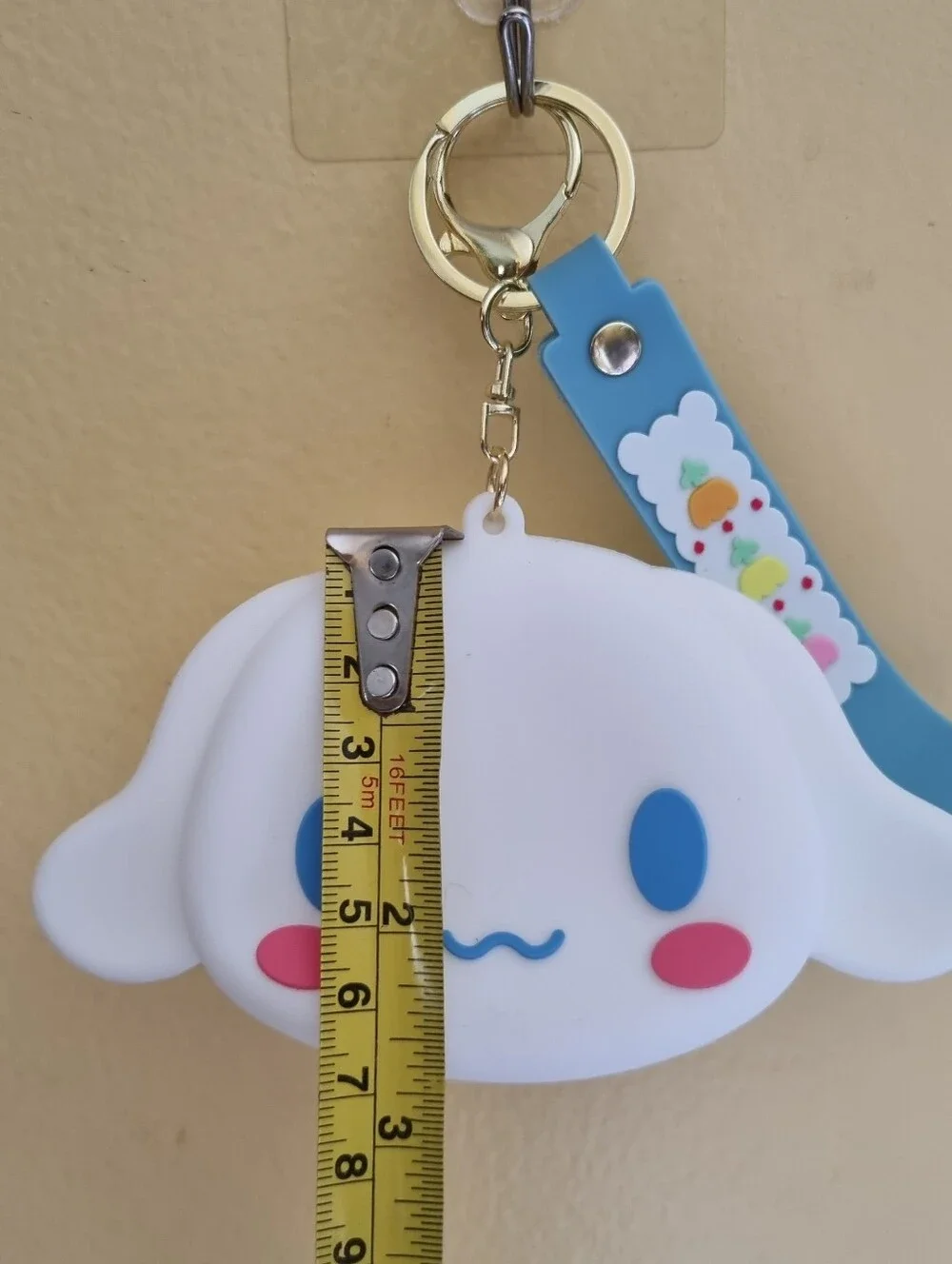 Sanrio Cinnamoroll Coin Purse Keychain Wallet coins bag Soft Pvc